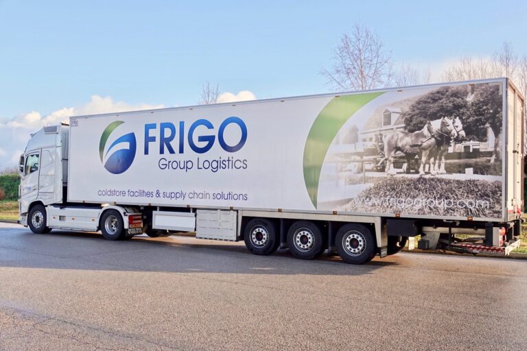 Home Frigo Group vrachtwagen voor FTL-transport van verse en diepgevroren producten met geavanceerde temperatuurregeling